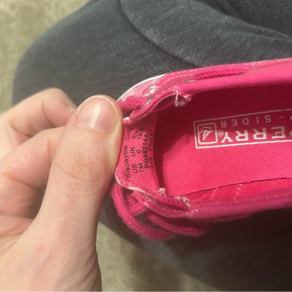 Sperry Baby Crib Shoes in Pink